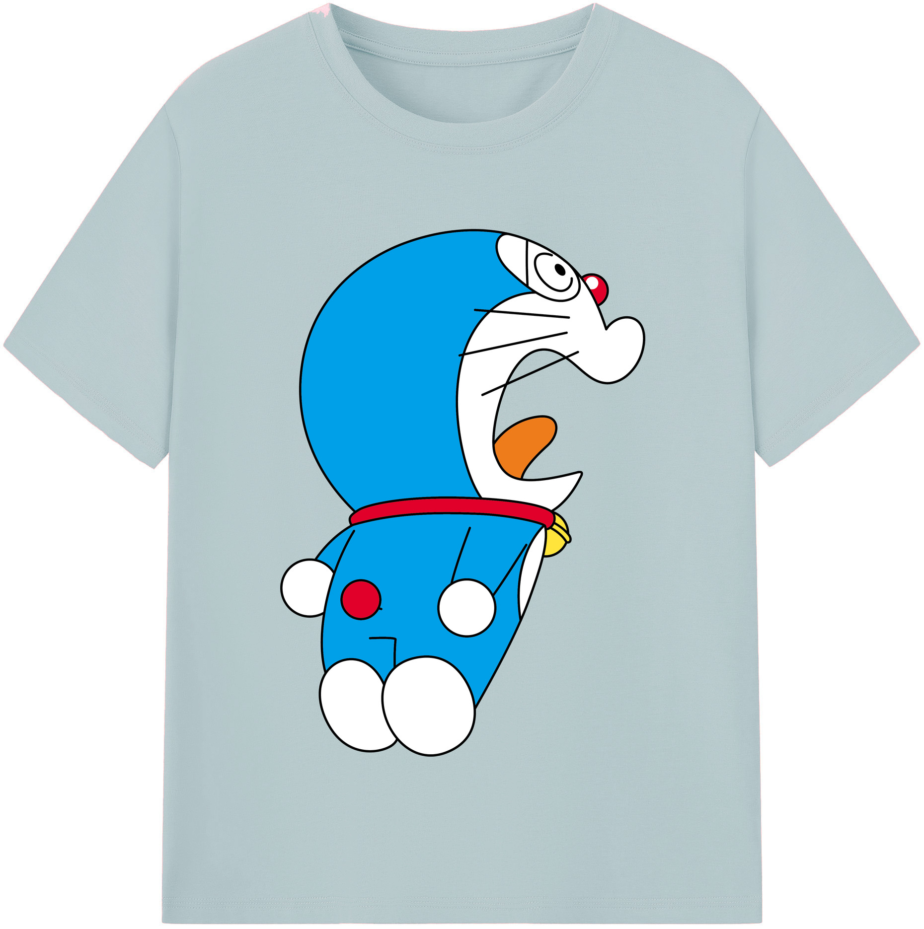 （画像用） ドラえもん Doraemon 綿100％半袖Tシャツ（フロントプリント）